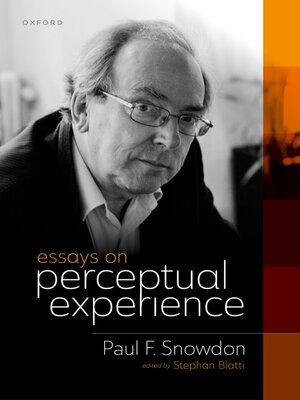 cover image of Essays on Perceptual Experience
